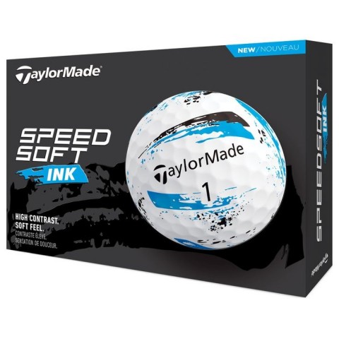 Taylormade balles SpeedSoft Ink Bleu vue principale