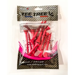 Strok'IN Tee Tree biodégradable Rouge (66 mm) paquet