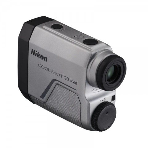 Nikon télémètre de golf Coolshot 20I GIII lifestyle vue 3/4 1