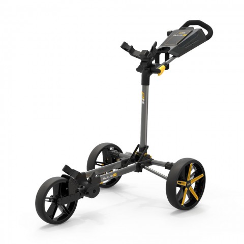 Powakaddy chariot manuel  DLX FF Gunmetal/Yellow