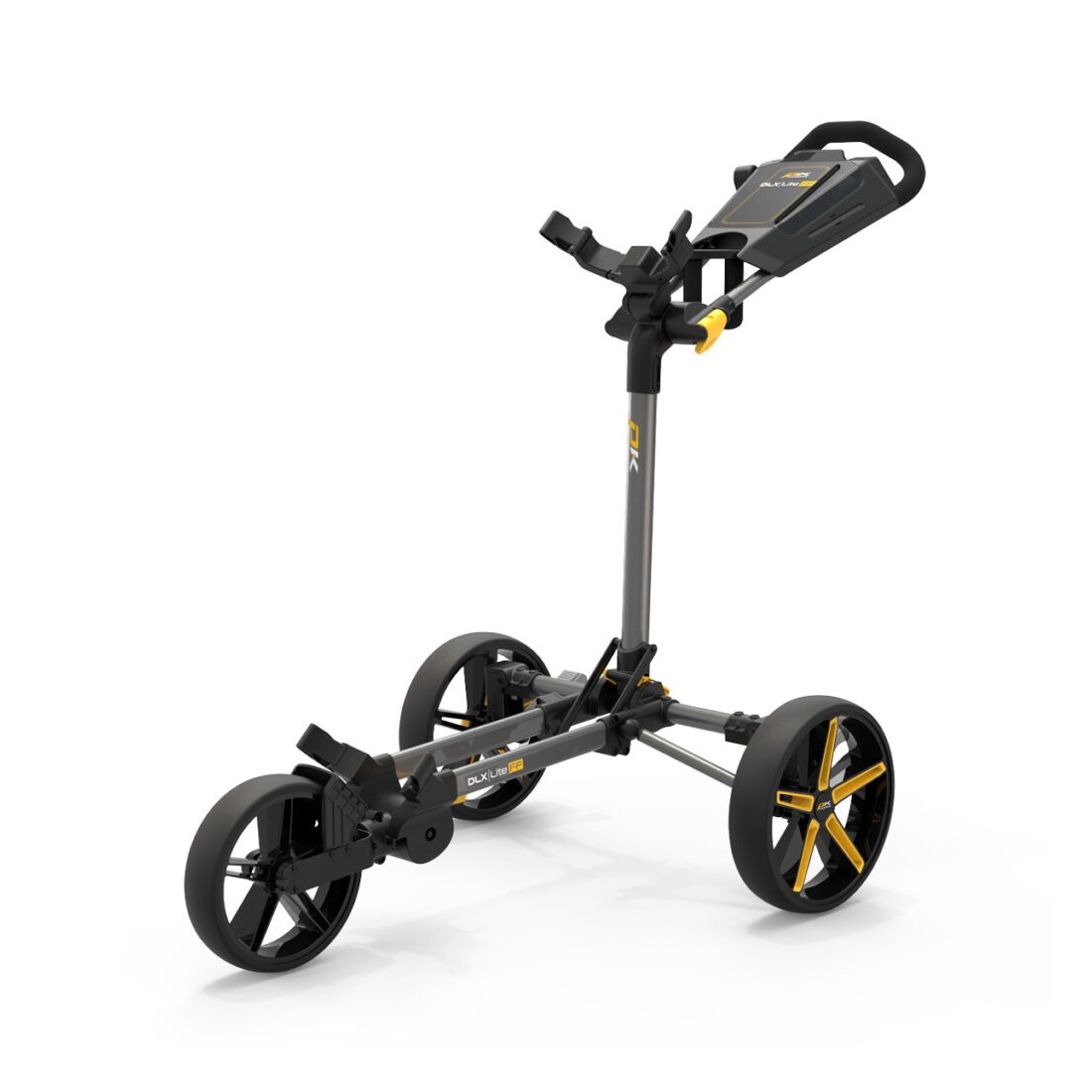 Powakaddy chariot manuel  DLX FF Gunmetal/Yellow