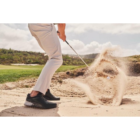 ECCO chaussures M Golf S-three Black/Concrete vue lifestyle