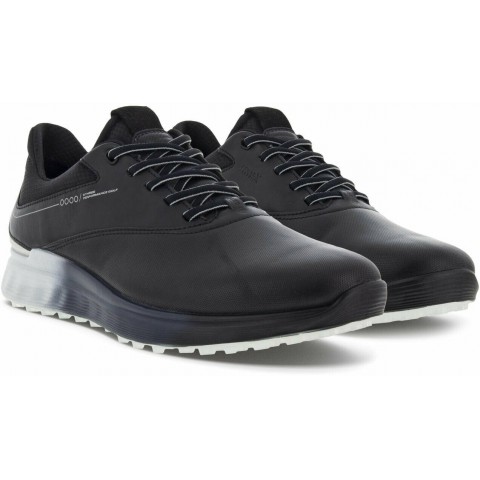 ECCO chaussures M Golf S-three Black/Concrete vue paire