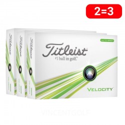 3 douzaines Titleist balles Velocity vertes 2024 vue principale