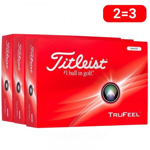 3 douzaines balles Titleist TruFeel blanche vue principale