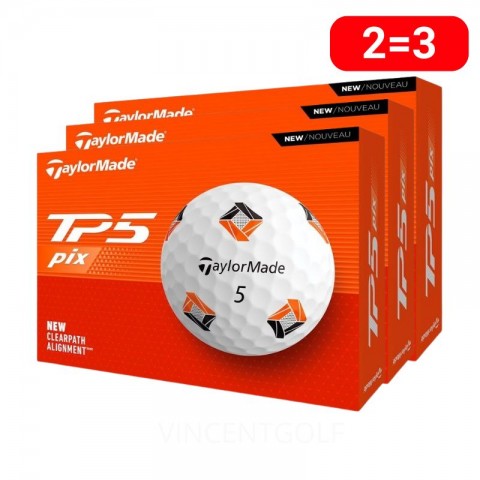 3 Douzaines balles Taylormade TP5 Pix vue principale