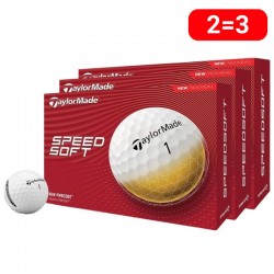 3 douzaines balles de golf Taylormade SpeedSoft White