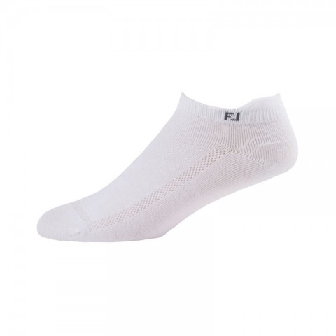 Footjoy chaussettes ProDry Womens Roll Tab blanches vue principale