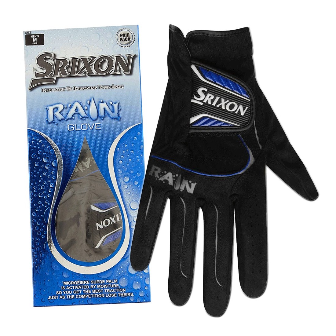 Srixon paire de gants de golf Rain Gloves vue principale