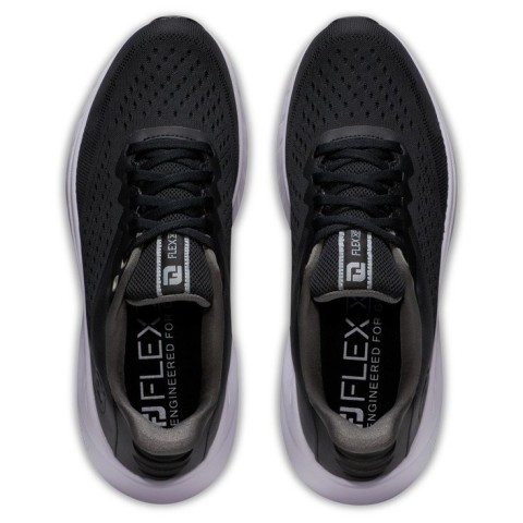 Footjoy chaussures Flex XP black/grey/white vue paire dessus