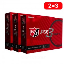 3 douzaines balles Wilson PX3 soft vue principale