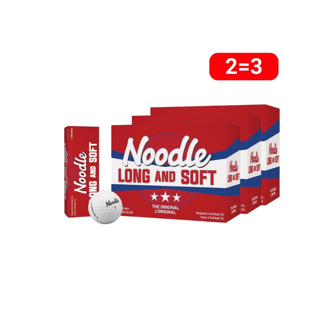 3 douzaines Taylormade balles Noodles (45 balles)