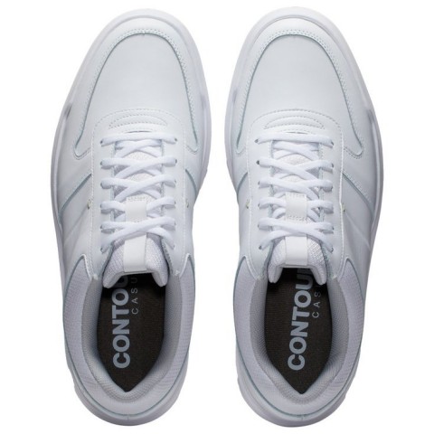 Footjoy Chaussures Contour Casual Blanc paire vue de haut