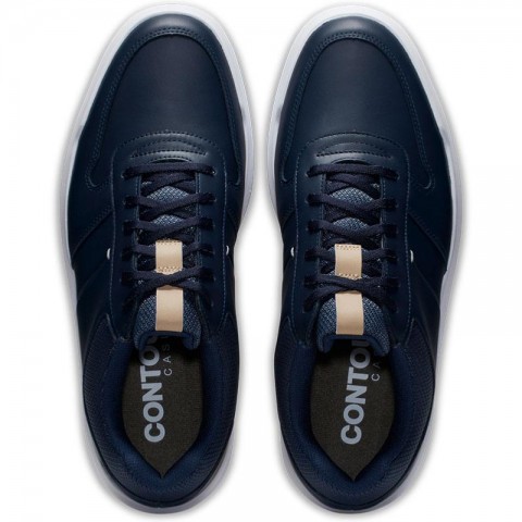 Footjoy Chaussures Contour Casual Navy vue paire du dessus