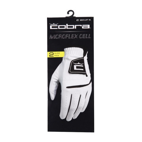 Cobra gants de golf Microflex Cell pack de deux pochette