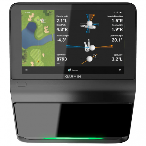 Garmin Radar d'analyse de swing Approach R50 vue de haut 2