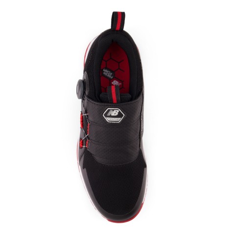 New Balance chaussures Fresh Foam Pace BOA Black/red vue de haut