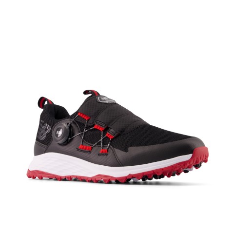 New Balance chaussures Fresh Foam Pace BOA Black/red vue 3/4