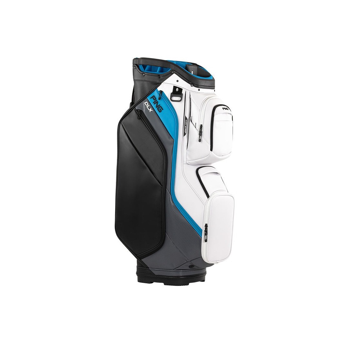 PING sac chariot DLX Blanc/bleu vue principale