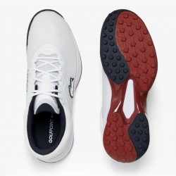 Lacoste chaussures Golf Point 124 White/Navy/Red vue dessus dessous