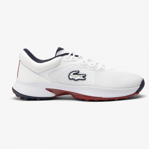 Lacoste chaussures Golf Point 124 White/Navy/Red vue principale