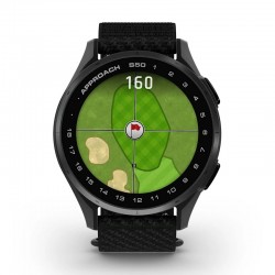 Garmin montre GPS Approach S50 noire vue de face