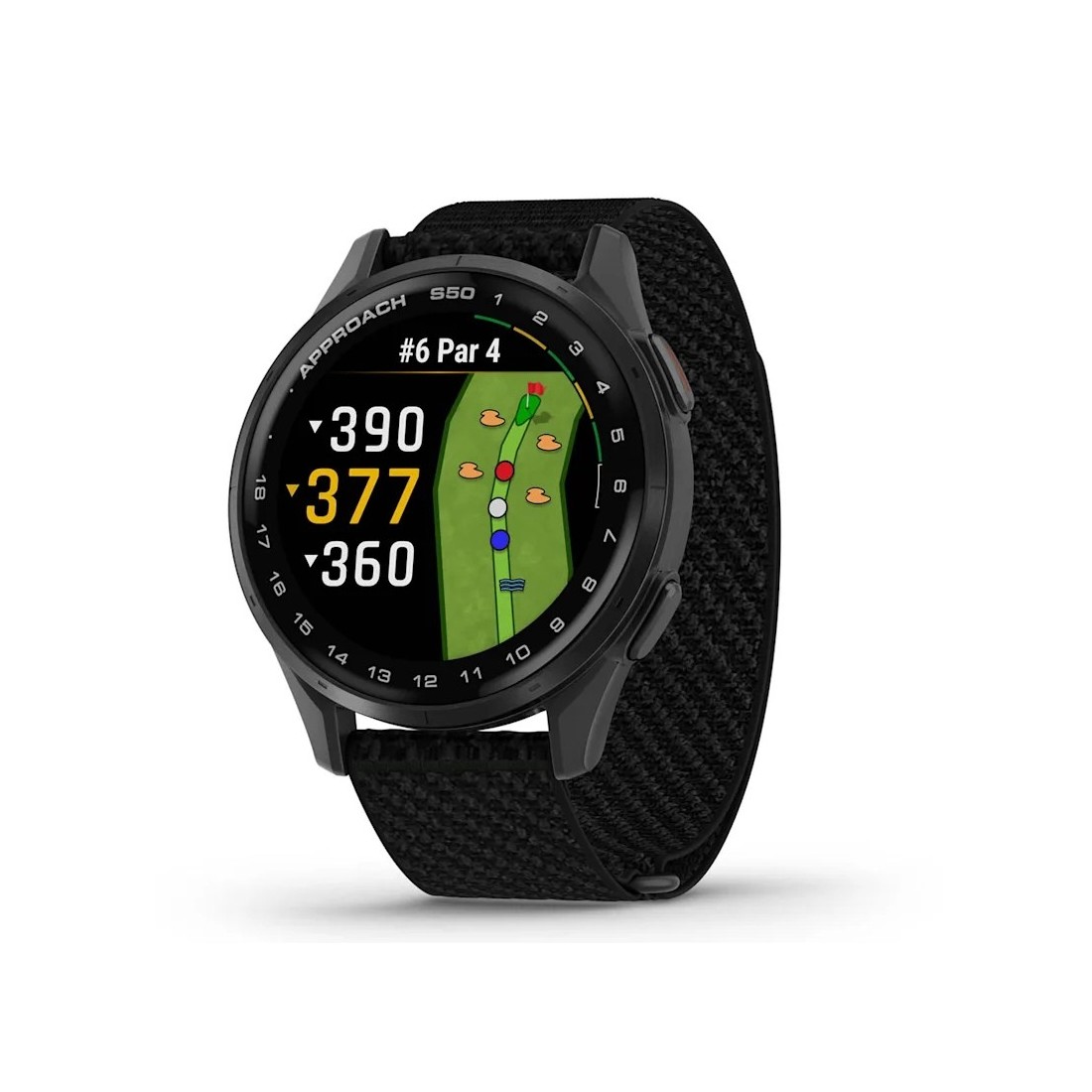 Garmin montre GPS Approach S50 noire vue principale