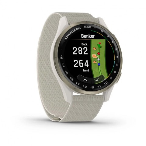 Garmin montre GPS Approach S50 Grise vue 3/4