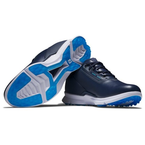 Footjoy chaussures SL Fuel Navy/White/Blue vue principale vue paire semelle