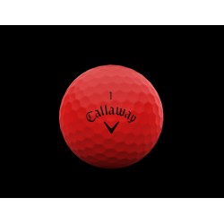 Callaway balles Supersoft Rouge vue balle